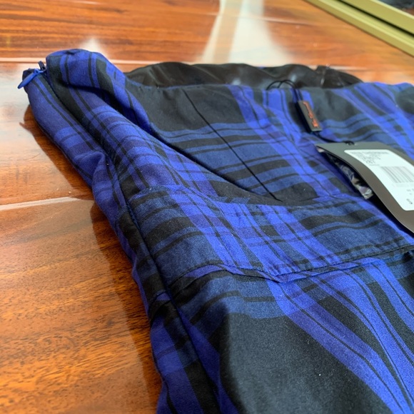 NWT Ben Sherman Strapless Blue Plaid Dress - Picture 5 of 7